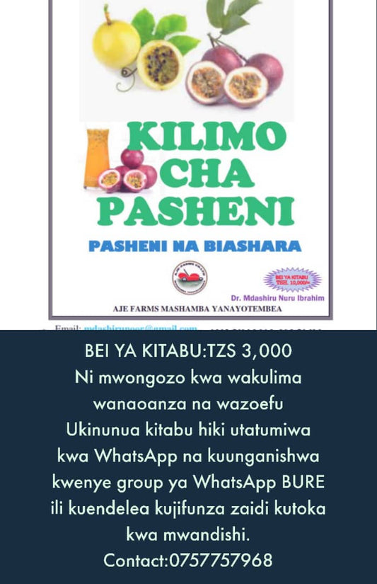 KITABU: Kilimo Cha Pasheni